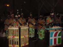Melanesisch Feest in ons hotel.