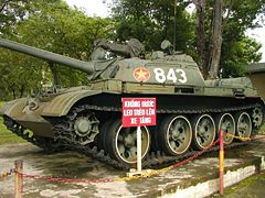 The tank that ended the war, outside the Reunification Palace