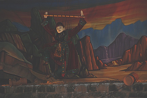 DSC_0162.JPG - Nanda Restaurant puppet show.